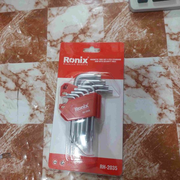 آچار آلن ستاره ای 9 عددی مگنتی رونیکس مدل RH-2035