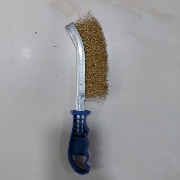 فرچه سیمی (برس سیمی) مسواکی مو طلایی